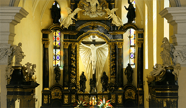 Интерьер кафедрального костела