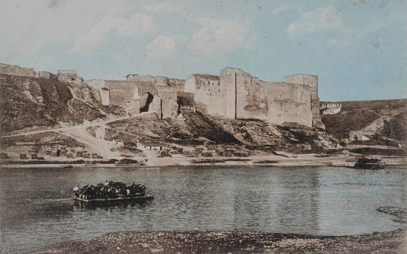 Хотинский замок.Вид с реки